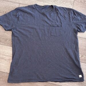 Vuori Mens XXL The Rise Tee Shirt Grey V182 Performance Athletic Casual Pocket‎